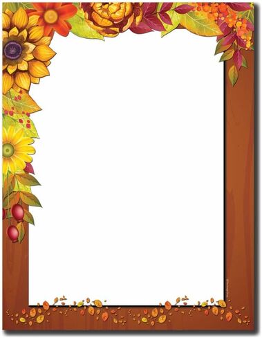 Turkey Day Letterhead Laser & Inkjet Printer Paper (25 Pack) in Kuwait