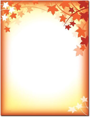 Turkey Day Letterhead Laser & Inkjet Printer Paper (25 Pack) in Kuwait