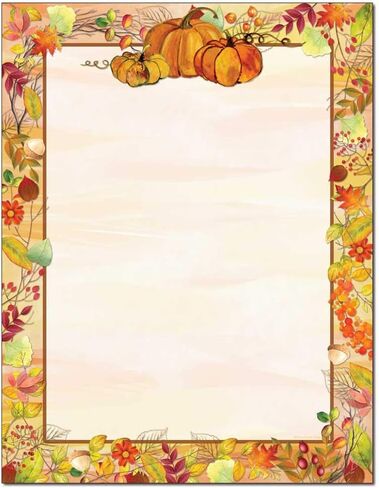 Turkey Day Letterhead Laser & Inkjet Printer Paper (25 Pack) in Kuwait