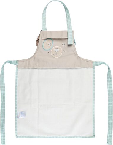 Stephen Joseph, Kids Kitchen Apron, Kids Adjustable Hook and Loop Baking Buddy Apron, Kids Apron with Front Pockets, Puppy in Kuwait