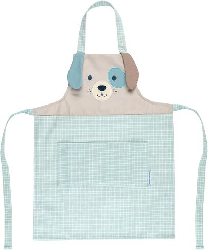 Stephen Joseph, Kids Kitchen Apron, Kids Adjustable Hook and Loop Baking Buddy Apron, Kids Apron with Front Pockets, Puppy in Kuwait