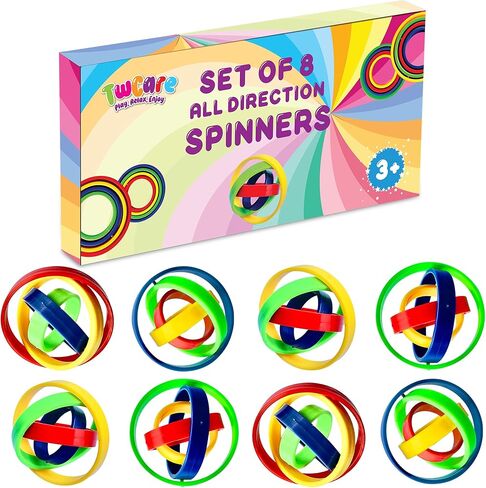 8 عبوات من جميع الاتجاهات لألعاب تململ اليد للأطفال والبالغين والأولاد والبنات، حزمة أطراف الأصابع الحسية للقلق واضطراب فرط الحركة ونقص الانتباه، لعبة تململ لتخفيف التوتر، هدايا الحفلات، هدايا عيد الميلاد، حشوات حقائب الهدايا، جوائز الفصل الدراسي in Kuwait