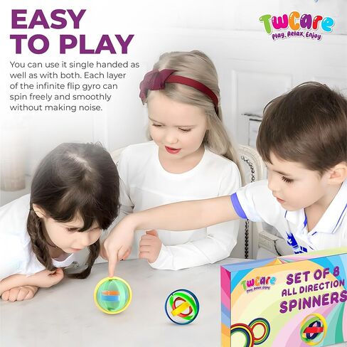 8 عبوات من جميع الاتجاهات لألعاب تململ اليد للأطفال والبالغين والأولاد والبنات، حزمة أطراف الأصابع الحسية للقلق واضطراب فرط الحركة ونقص الانتباه، لعبة تململ لتخفيف التوتر، هدايا الحفلات، هدايا عيد الميلاد، حشوات حقائب الهدايا، جوائز الفصل الدراسي in Kuwait