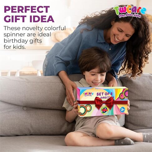 8 عبوات من جميع الاتجاهات لألعاب تململ اليد للأطفال والبالغين والأولاد والبنات، حزمة أطراف الأصابع الحسية للقلق واضطراب فرط الحركة ونقص الانتباه، لعبة تململ لتخفيف التوتر، هدايا الحفلات، هدايا عيد الميلاد، حشوات حقائب الهدايا، جوائز الفصل الدراسي in Kuwait