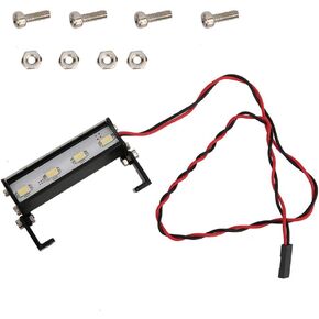 Roof Light,RC 4LED Super Bright Roof Lamp 55mm Light Bar for Traxxas 1/16 Teton 1/16 Summit 1/16 E-Revo