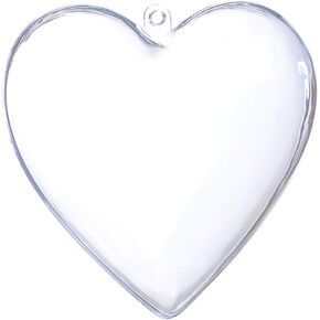 Clear Christmas Ornaments,Pack of 10 Individual 80mm Clear Plastic Ornaments for Crafts by S SEEKINGTAG in Saudi Arabia