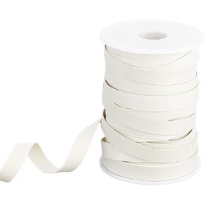 OLYCRAFT 30 Yards Rubber Swimwear Elastic Band White Swim Flat Rubber Band PVC Synthetic Rubber Band 10mm Wide Elastic Rubber Strip Swim Accessory for Sewing Swimwear Craft Embellishment
