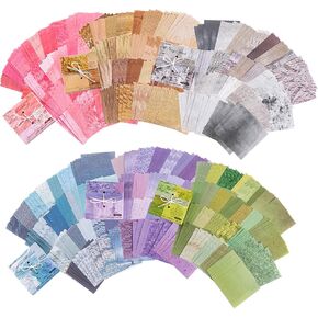 Vintage Scrapbook Paper Pack - 600 Sheets Colorful Decorative Paper Aesthetic Stationery Journaling Supplies Scrapbooking Paper for Writing Drawing Travel Journal DIY Art Craft, CB-701
