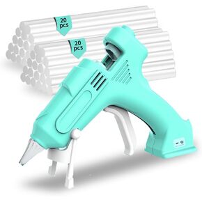 Cordless Hot Glue Gun Kit ，Pistola De Silicona Caliente，Mini Glue Gun and Sticks Set，craft glue guns， DIY and Festival Decorations，7mm Hot Glue Sticks