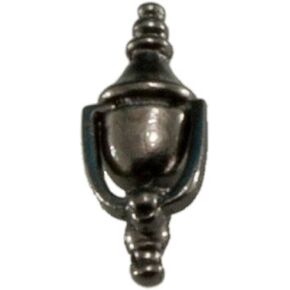 Classics Dollhouse Traditional Working Door Knocker in Black Finish