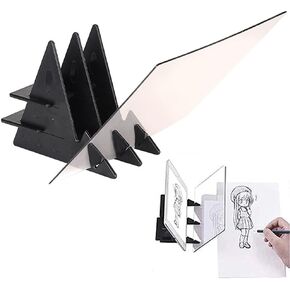 Optical Image Drawing Board - Copy Board, Projection Copy Board Tracing Drawing Board Painting Reflection Tracing Line Pad for Kids, Beginners, Artists, etc