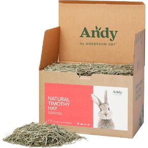 Timothy Hay, 15 lbs, Premium Rabbit Food for Balanced Nutrition