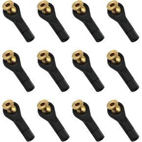 M2 Ball Head Bracket Tie Rod Ball Head Connector for Remote Control Model Vehicles Boat Airplane 12PCS
