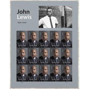 John Lewis 2023 (Sheet of 15) First-Class Mail Forever Postage Stamps