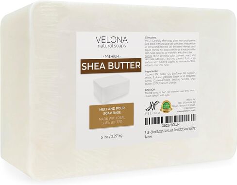 velona 10 lb - Shea Butter Soap Base, Melt & Pour, SLS/SLES Free in Kuwait