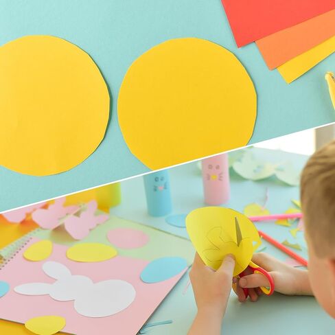 MECCANIXITY 60 PCS Black Circle Cutouts Paper, 6 Inch Round Cutouts 200gsm/75lb Circle Cardstock for DIY Crafts Classroom Bulletin Board Decoration in Kuwait