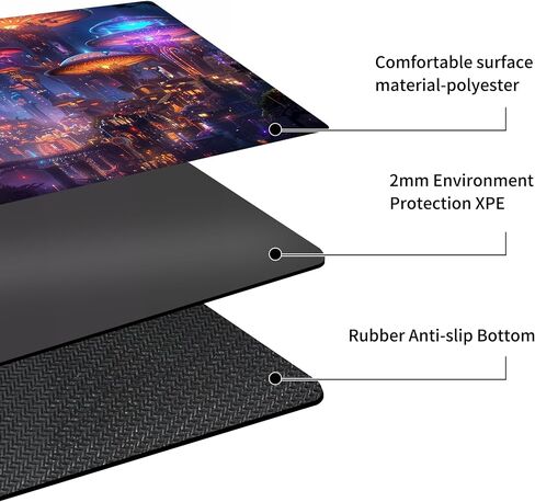 MTG Playmat عدم الانزلاق المطاط دعم الطباعة قائد المجلس لعبة مكتب حصيرة مبارزة حصيرة TCG Playmat PTCG Playmat 24x14 بوصة وأكياس تخزين مجانية in Saudi Arabia