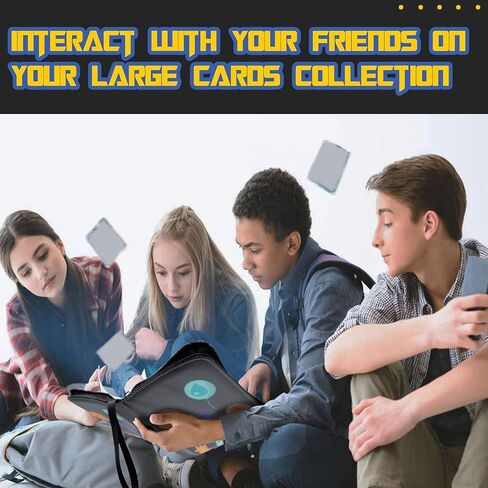 حافظة بطاقات تجارية مقاومة للماء مكونة من 4 جيوب من كلوفيركات، باللون الأزرق المخضر، 400 جيب مزدوج الجوانب، تناسب 400 بطاقة in Kuwait