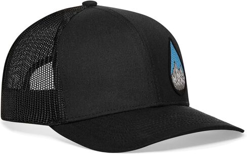 HAKA Diamond Campfire Hat – Camping Trucker Hat for Men & Women, Adjustable Baseball Cap, Mesh Snapback, Outdoor Golf Hat (Black) in Saudi Arabia
