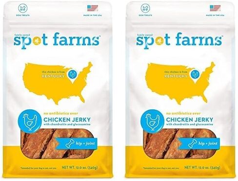 Spot Farms Chicken Jerky Healthy All Natural Dog Treats Human Grade For Hip And Joint 12 oz in Saudi Arabia