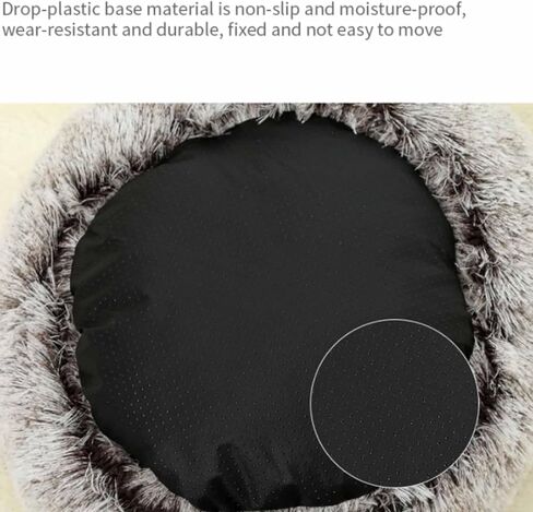 Lapcatz Nest Bed, Dogegis Dog Bed, Dogegis Covered Cat Bed, Cozynook Plush Pet Round Bed, Cat Beds for Indoor Cats Cave & Calming Dog Beds, Anti-Slip Washable Fluffy Dog Bed (Medium-20in,Pink) in Saudi Arabia