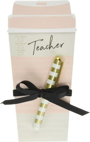 Lady Jayne Teacher Coffee Cup Notepad with Pen (11896) in Kuwait