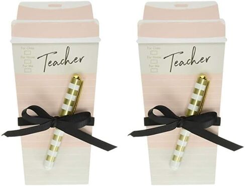 Lady Jayne Teacher Coffee Cup Notepad with Pen (11896) in Kuwait