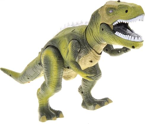 لعبة ديناصور تي ريكس بجهاز تحكم عن بعد من باور تي آر سي للأطفال | أصوات ما قبل التاريخ واقعية | لعبة الروبوت الديناصور تضيء وتزأر | لعبة روبوت المشي تي ريكس بجهاز تحكم عن بعد (أخضر) in Kuwait