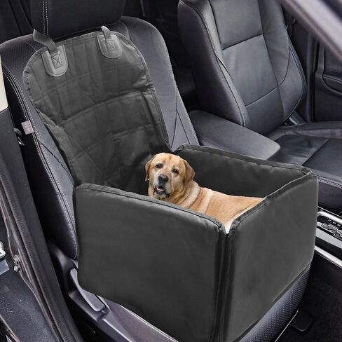 Dog Car Seat, Cover with Side Flaps, Cargo Liner for Dog, Cat Backpack, Seat Protector, Waterproof and Non-Slip, for Pets for Vehicle, Black in Saudi Arabia