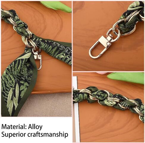 Purse Strap Extender Gold Chain Purse Bag Handbag Scarf for Women Purse Bag Charm Chain for Handbag Purse Bag Accessories Charms Gold Purse Extender Chain for Handbags Purse Bag Making Supplies in Saudi Arabia