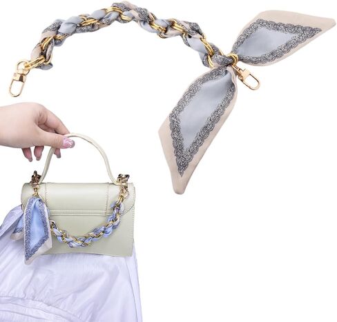 Purse Strap Extender Gold Chain Purse Bag Handbag Scarf for Women Purse Bag Charm Chain for Handbag Purse Bag Accessories Charms Gold Purse Extender Chain for Handbags Purse Bag Making Supplies in Saudi Arabia