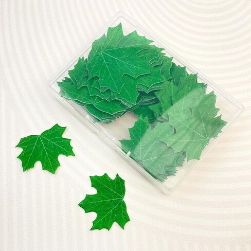 88pcs Tropical turtle back cupcake decoration, edible wafer paper green leaves colorful flowers Hawaiian series theme wedding birthday party plug-in(Turtle back leaves + flowers mixed 88 pcs) in Saudi Arabia