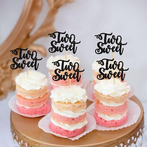 Ercadio 24 Pack Onederful Cupcake Toppers Rose Gold Glitter Onederful Cupcake Picks Onederful Cupcake Decorations for Baby Shower Kids first Birthday Theme Party Cake Decoration Supplies in Kuwait