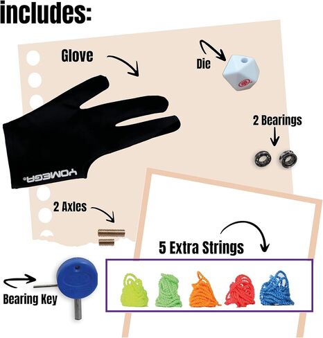 Yomega Pro x2 – Pro Level Aluminum Yoyo for Advance Players – H Shaped, C Size Ball Bearing with Adjustable Responsive/Nonresponsive Play + 3 Month Warranty (Red) in Kuwait