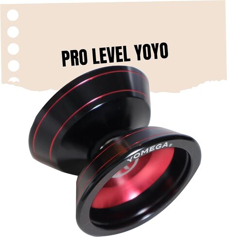 Yomega Pro x2 – Pro Level Aluminum Yoyo for Advance Players – H Shaped, C Size Ball Bearing with Adjustable Responsive/Nonresponsive Play + 3 Month Warranty (Red) in Kuwait