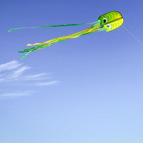 In the Breeze 3388 — Purple Pop Jelly Kite — Non-Assembly, Easy-Flying Kite with Long Streamer Tails; Kite Line Included… in Saudi Arabia
