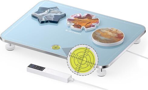 OFFNOVA Resin Heating Mat & Resin Leveling Table, 2-in-1 Resin Tools, Fast Curing Epoxy Resin, Resin Curing Machine for Resin Molds, Undeformed Resin Dryer with Smart Timer & Temperature Control in Kuwait