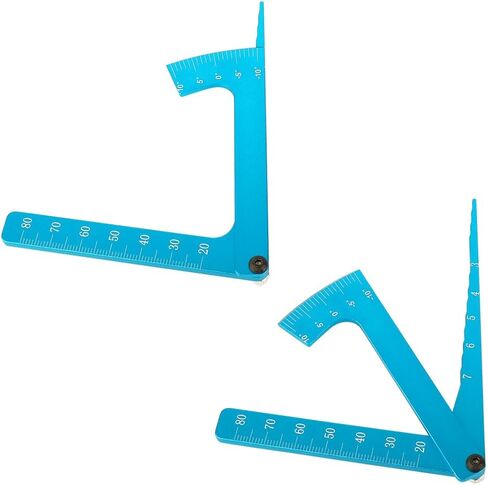 3 in 1 Height Gauge Ruler Aluminum Metal Parts Wheel RC Road Car Set Up Tool Chassis Camber Ride Dip Angle Suspension Simple Toy in Saudi Arabia
