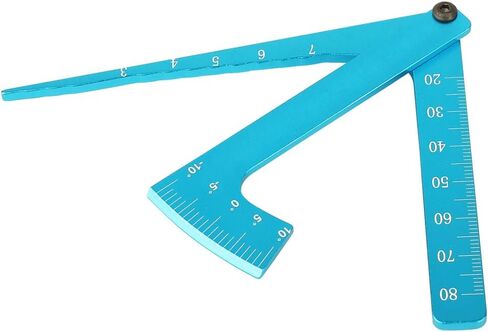 3 in 1 Height Gauge Ruler Aluminum Metal Parts Wheel RC Road Car Set Up Tool Chassis Camber Ride Dip Angle Suspension Simple Toy in Saudi Arabia