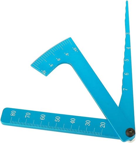 3 in 1 Height Gauge Ruler Aluminum Metal Parts Wheel RC Road Car Set Up Tool Chassis Camber Ride Dip Angle Suspension Simple Toy in Saudi Arabia