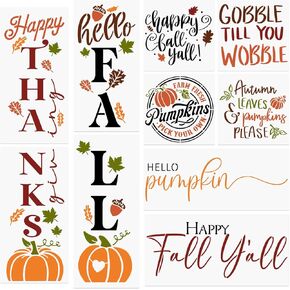 Christmas Welcome Stencils for Painting on Wood,Let It Snow Stencil for Porch Sign Merry Christmas Believe Snowman Drawing Templates for Shirts Pillow Cover Door Hanger Decor（11/12p）