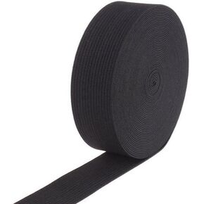 Thick Elastic Flat Bands for Sewing | Wide Elastic | DIY, Arts and Crafts, Waistband and Haberdashery (White 1 inch 11 Yards)