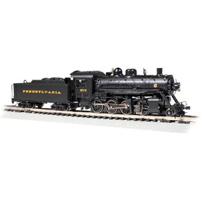 Bachmann Trains - Baldwin 2-8-0 Consolidation DCC Ready Locomotive - Pennsylvania RR #7974 - N Scale