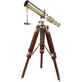Vintage Brass Nautical Telescope with Table Tripod Stand Desktop Telescope for Home Decor Rustic Vintage Home Decor Gifts