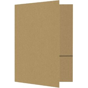 LUXPaper 9" x 12" Presentation Folders | Two Pocket | Midnight Black | 100lb. Cover | 10 Qty