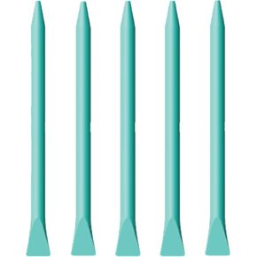 JAJADO 5 Packs Chalk Paste Squeegee Paint Stir Sticks, Silk Printing Squeegees for Paint, Mini Squeegee Self Adhesive Stencils Screen Printing Tools for Transfers Chalk Paste or Ink in Kuwait