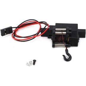 C34 RC Car Automatic Winch,Plastic Metal Automatic Winch Upgrade Parts Accessories Fit for 1/16 RC Car WPL C34 C34K C34KM