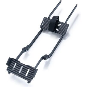 Que-T RC Carbon Fiber Chassis Frame Rails for 1/10 Trx4 TRX-4 RC Crawler Car Upgrade Parts