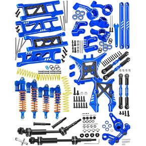جزء ترقيات RC لـ 1/10 ECX 2WD (العذاب/المشاجرة/الدائرة، إلخ)، ممتصات الصدمات، أعمدة القيادة، شدادات الدوران، أذرع التعليق، كتلة التوجيه والعجلات، حاملات المحور، أبراج الصدمات، التوجيه، الأزرق الداكن