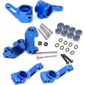 Upgrades Part for 1/10 Slash VXL 2WD,Stampede VXL 2WD,Rustler VXL 2WD,Alloy Caster Block & Steering Blocks & Rear Stub Axle Carriers Hops up,Titanium